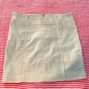 Free people stripe pencil skirt